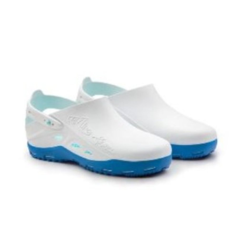 Calzuro Rebel, Size 36-37, White/Royal Blue